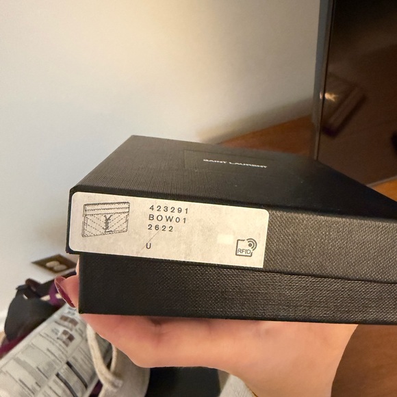 Saint Laurent Black Card Holder - Picture 7 of 8